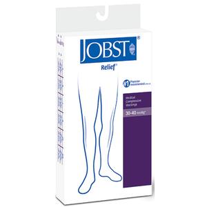 Relief Knee-High Firm Compression Stockings Large, Black