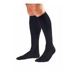 Men's Knee-High Ribbed Compression Socks X-Large, Black