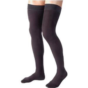 Jobst For Men Thigh, Medium, Black, 20-30 mm Hg