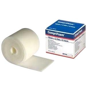 Comprifoam Foam Bandage, 10 cm x 2.5 cm x 0.4 cm