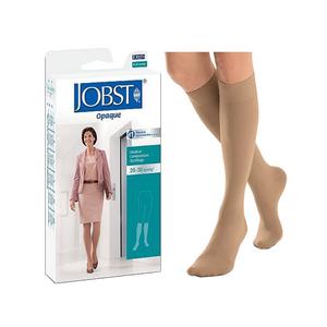 Jobst Opaque SoftFit Knee-High, 20-30, Closed, Natural, Medium