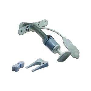 Smiths Medical ASD, Inc. Bivona FlexTend TTS Pediatric V Neck Flange Tracheostomy Tube, Size 3.0