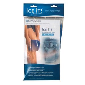 Ice It! ColdComfort Cold Therapy Refill, E-Pack Double, 6" x 12", 2 ct