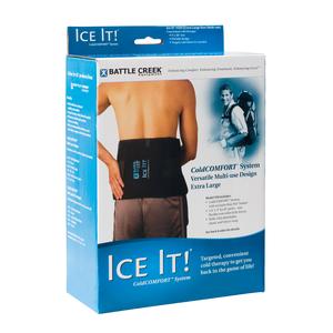 Ice It! ColdComfort Ice Pack Wrap with 3 Cold Packs 9" x 20"