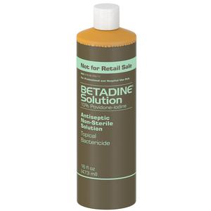 Betadine Solution 10% 16 oz. Bottle