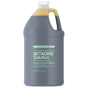 Betadine Solution 10% 1 Gallon Bottle