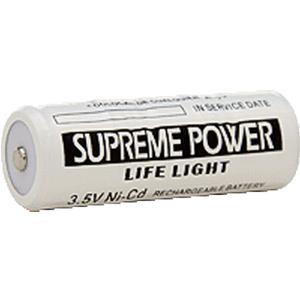 3.5V Nickel-Cad Rechargeable Battery, Black