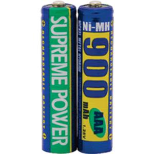 Rechargeable AAA Batteries, 2/Pkg