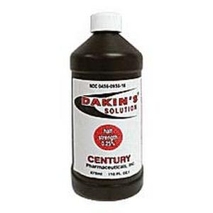 Dakin's Solution Half Strength .25%, 16 oz. Bottle