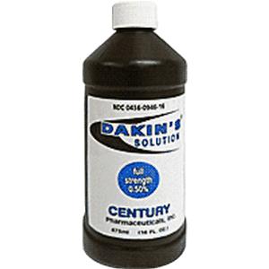 Dakin's Solution Full Strength 0.5%, 16 oz. Bottle