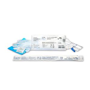 Hydrophilic Cure Catheter Kit, 16" Male, Straight Tip, 14 FR