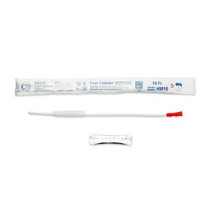 Hydrophilic Cure Catheter, 16" Male, Straight Tip, 16 FR