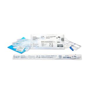 Hydrophilic Cure Catheter Kit, 16" Male, Straight Tip, 16 FR