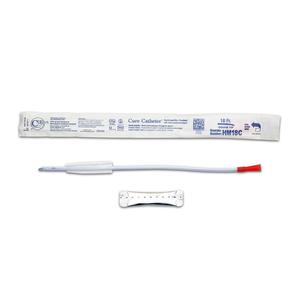 Hydrophilic Cure Catheter, 16" Male, Coude Tip, 18 FR