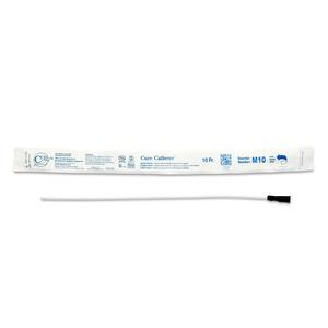 Cure Catheter Uncoated, Single, Male, 16" Straight Tip, 10 FR