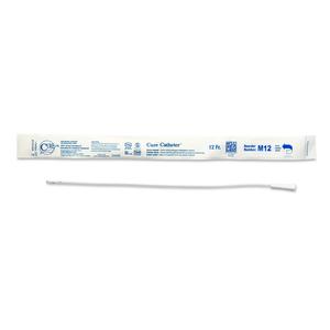 Cure Catheter Uncoated, Single, Male, 16" Straight Tip, 12 FR