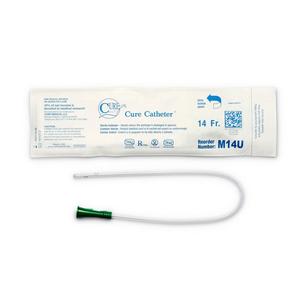 Cure Medical Pocket Catheter, Single, Male, 16" Straight Tip, 14 FR