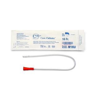 Cure Medical Pocket Catheter, Single, Male, 16" Straight Tip, 16 FR