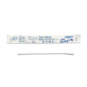 Cure Catheter Uncoated, Single, Pediatric, 10" Straight Tip, 12 FR