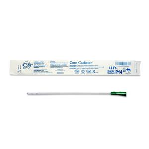 Cure Catheter Uncoated, Single, Pediatric, 10" Straight Tip, 14 FR
