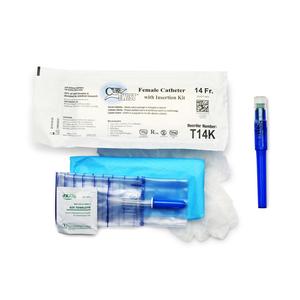 Cure Twist Female, 6" Straight Tip with Insertion Kit, 14 FR