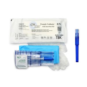 Cure Twist Female, 6" Straight Tip with Insertion Kit, 8 FR