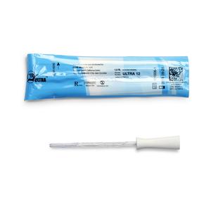 Cure Ultra Female Intermittent Catheter, 6" Straight Tip, 12 FR