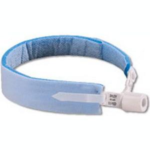 Tracheostomy Tube Holder 1-1/2" Wide Fits Up To 28" Neck, Blue
