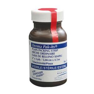 Gauze Packing Strip Plain 2" x 5" Strip Delivery System