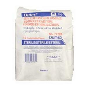 Dutex Conforming Bandage 3" x 4-1/10 yds., Sterile