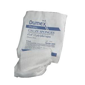 Ducare Non-Sterile Woven Gauze Sponge 8" x 4", 12-Ply