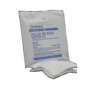 Gazetex 100% Cotton Non-Sterile Fluff Sponge 6" x 6-3/4", 6-Ply