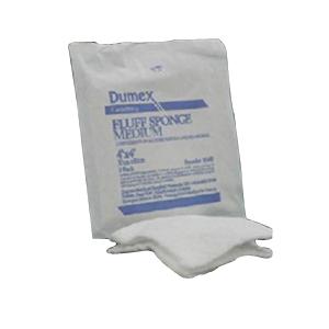 Gazetex 100% Cotton Non-Sterile Fluff Sponge 7-3/4" x 8-3/4", 6-Ply