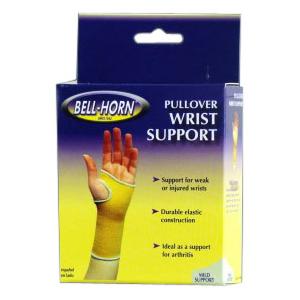 Bell-Horn Elastic Pullover Wrist Support, Small 5-1/2" - 6-1/2'' Wrist Circumference, Beige