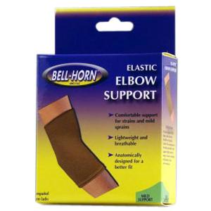 Bell-Horn Elastic Elbow Support, Large, 10" - 11" Elbow, Beige