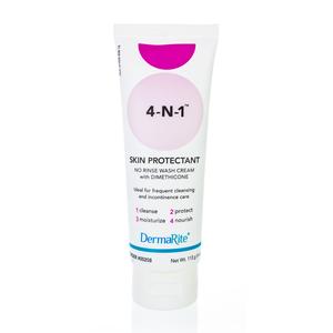 4-1 Wash Cream No Rinse Skin Protectant Wash Cream, 4 oz