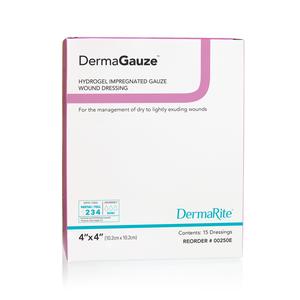 DermaGauze Hydrogel Impregnated Dressing 4" x 4"
