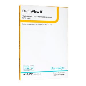 DermaView II Transparent Film Frame, 6" x 8.375"