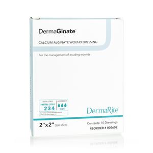 DermaGinate Calcium Alginate Wound Dressing, 2" x 2"