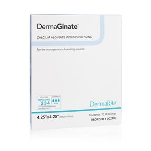 DermaGinate Calcium Alginate Wound Dressing, 4.25" x 4.25"