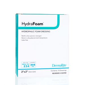 HydraFoam Hydrophilic Foam Dressing, 2" x 2"