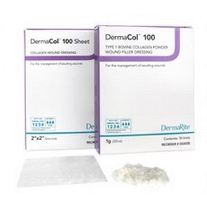 DermaCol 100 Type 1 Bovine Collagen Dressing 2" x 2"