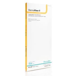 DermaView II Transparent Film Dressing, 4" x 10"