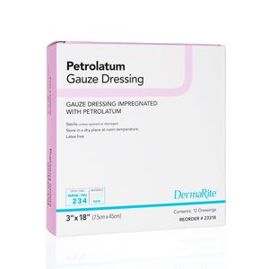 Petrolatum Impregnated Gauze, 3" x 18"