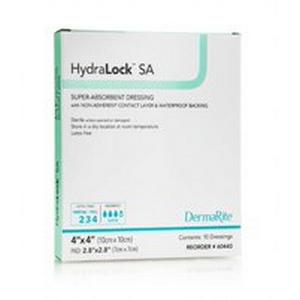 HydraLock SA Superabsorbent Dressing, 4" x 4"