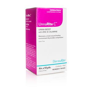 UnnaRite Unna Boot with Calamine, 4" x 10 yds