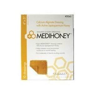 MEDIHONEY Calcium Alginate Dressing, 4" x 5"