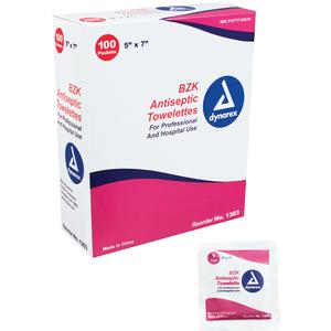 BZK Antiseptic Towelette 5  x 7