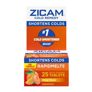 Zicam Cold Remedy Rapidmelts, Citrus, 25 ct.