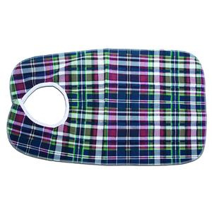 Essential Medical Supply Deluxe Bib, Plaid, 18" x 30"